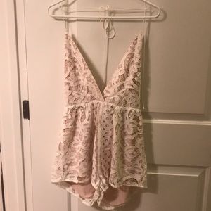 NWT White Romper